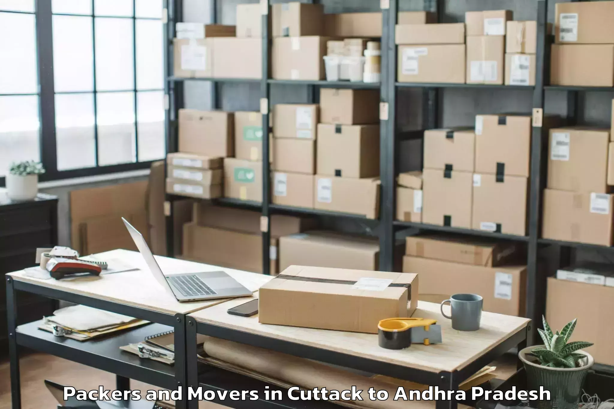 Book Cuttack to Kakinada Port Packers And Movers Online